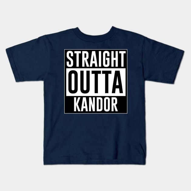 Straight outta Kandor Kids T-Shirt by Heroified